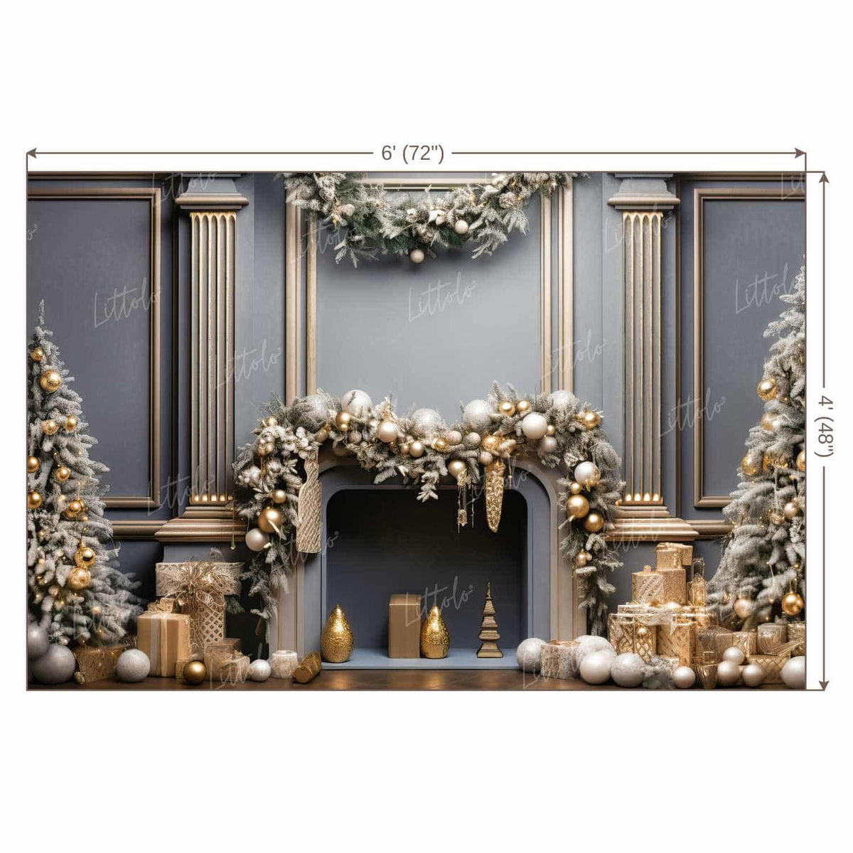 LB1397 Festivals and Seasons Christmas Backdrop