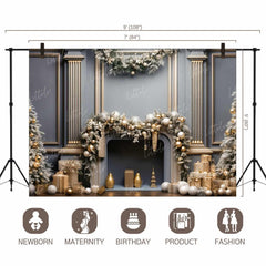 LB1397 Festivals and Seasons Christmas Backdrop