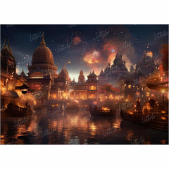 LB1399 Festivals and Seasons Lord Ram Backdrop