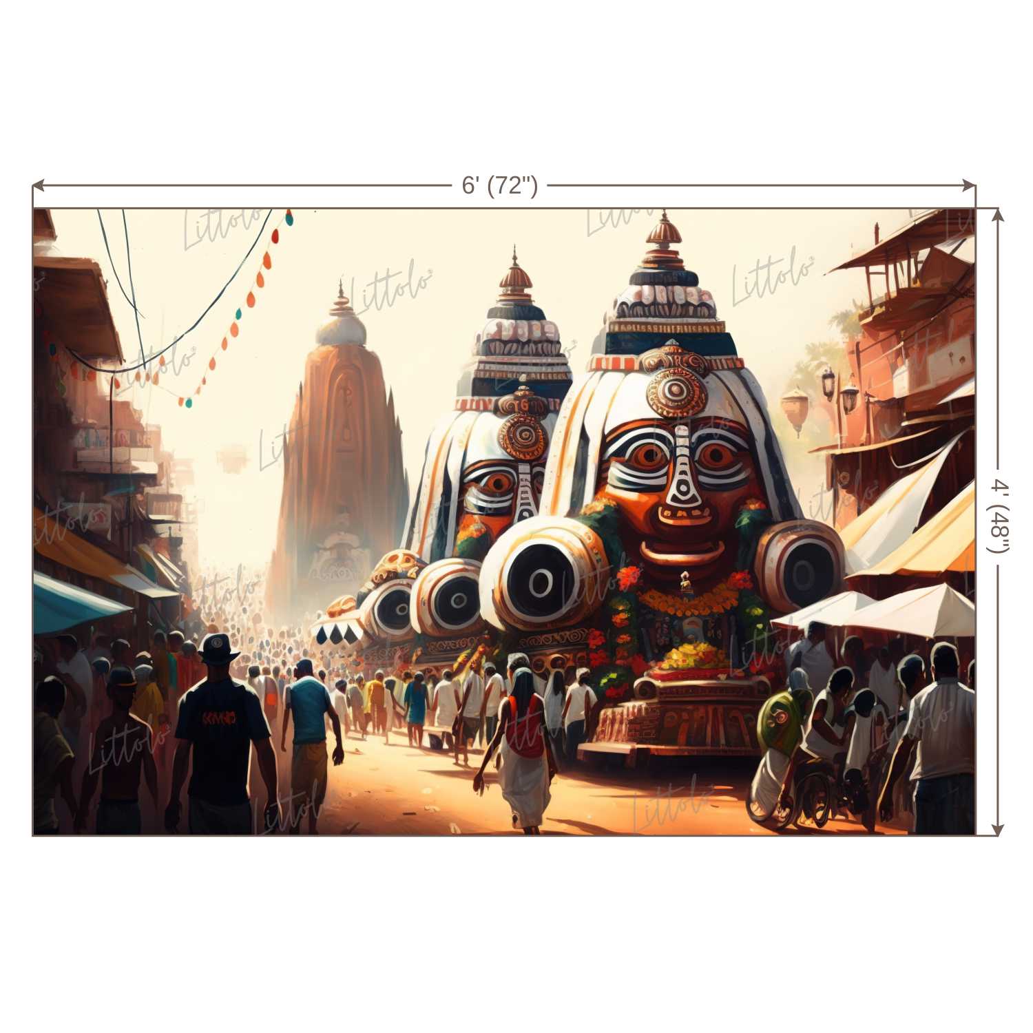 LB1401 Festivals and Seasons Rathyatra Backdrop