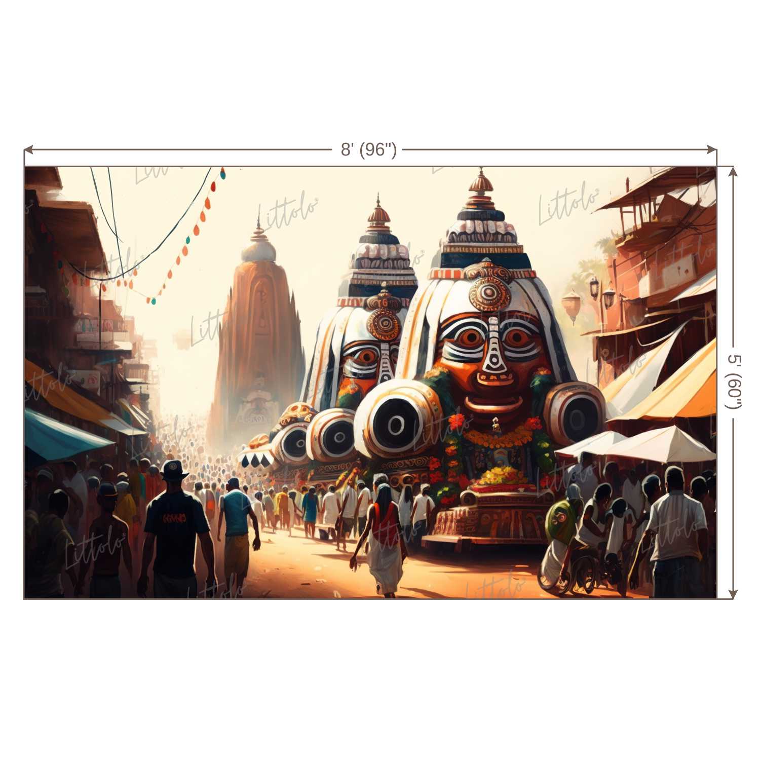 LB1401 Festivals and Seasons Rathyatra Backdrop