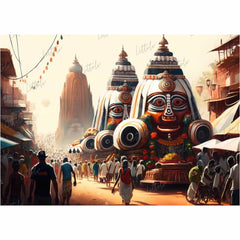 LB1401 Festivals and Seasons Rathyatra Backdrop