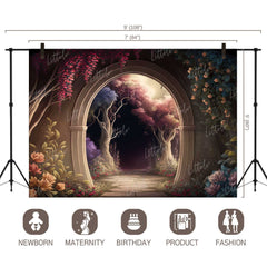 LB1402 Floral and Fine Art Backdrop