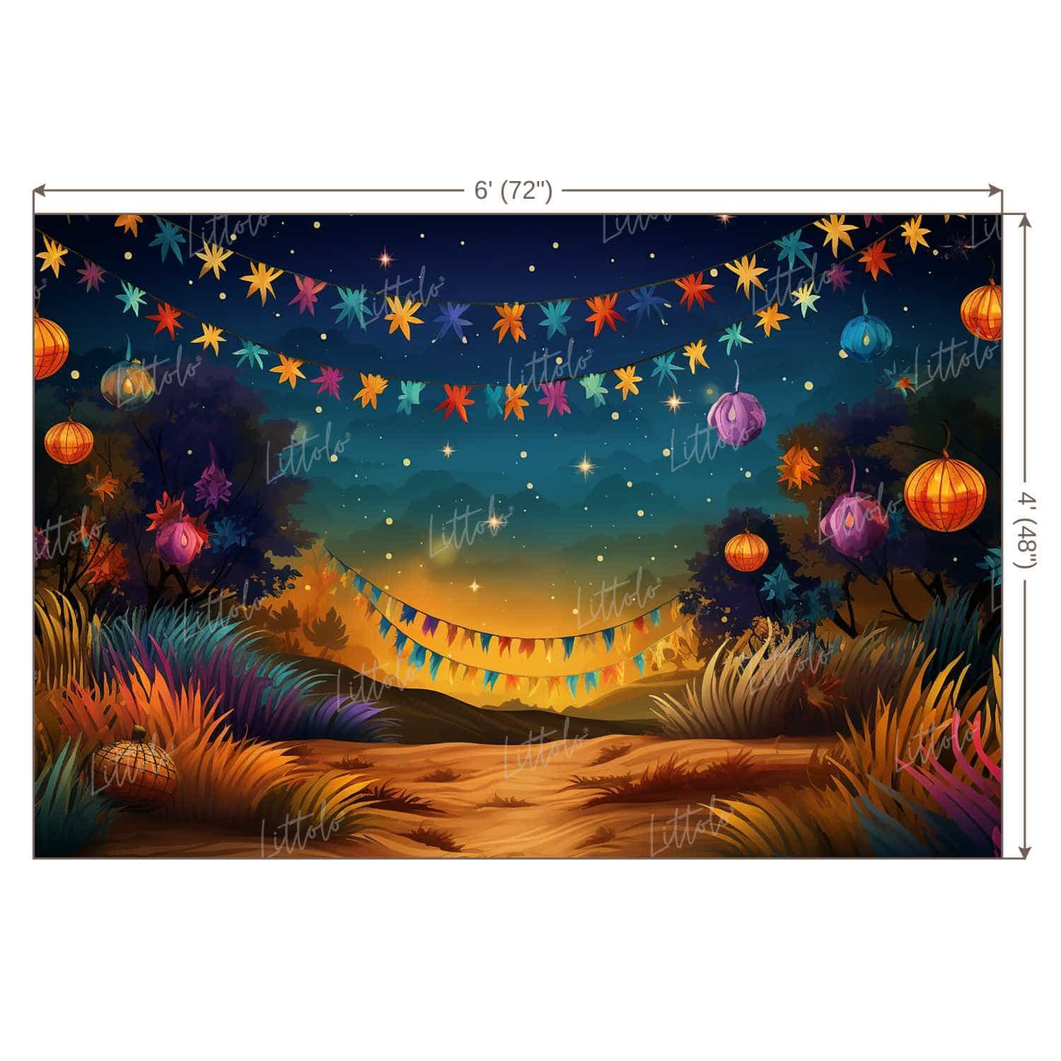 LB1404 Festivals and Seasons Halloween Backdrop