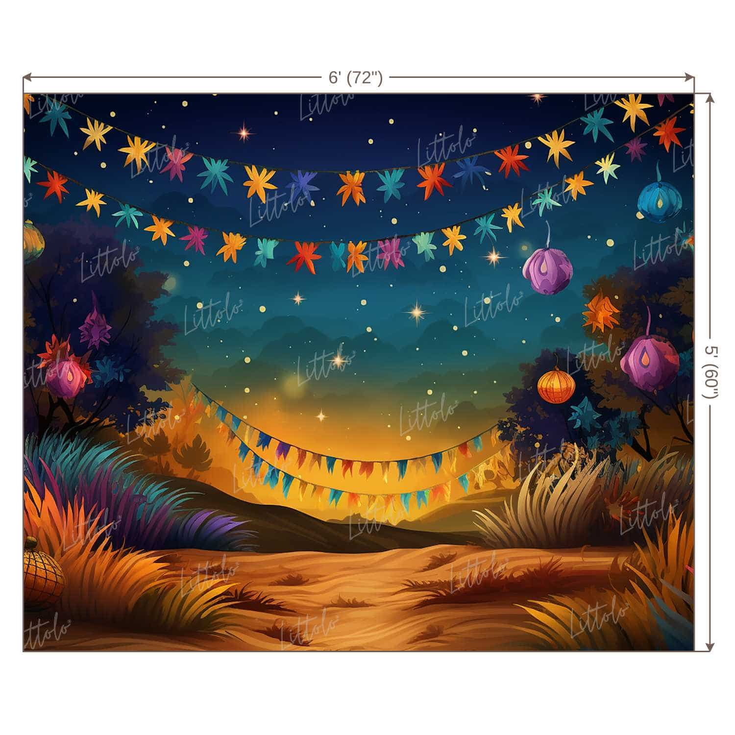 LB1404 Festivals and Seasons Halloween Backdrop