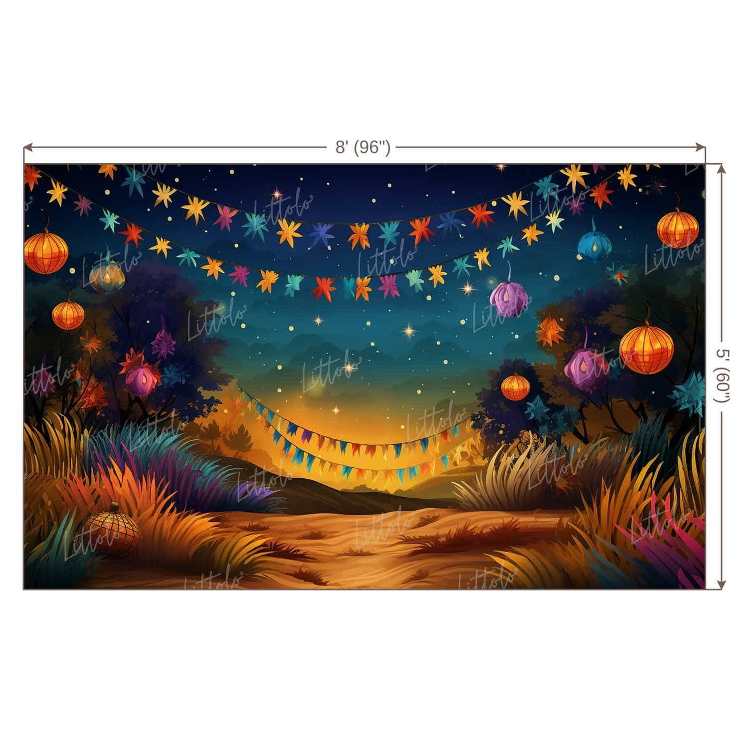 LB1404 Festivals and Seasons Halloween Backdrop