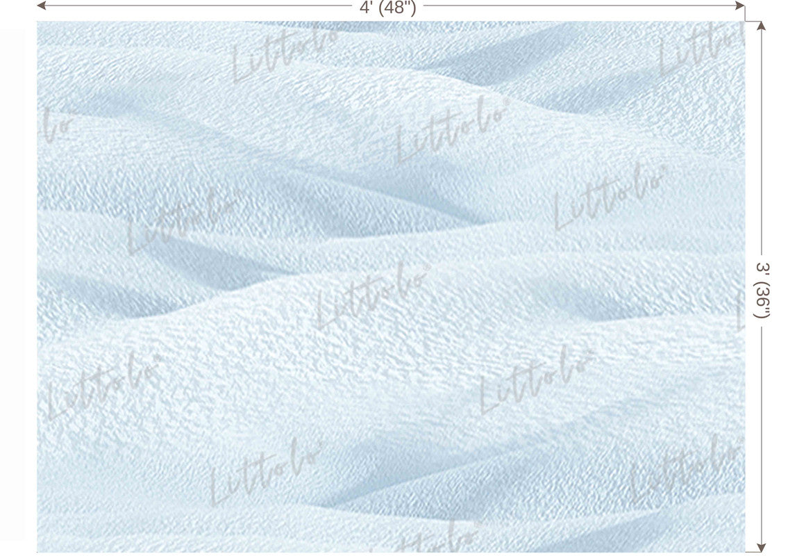 LB1488 Winter Snow & Sand Floor Backdrop