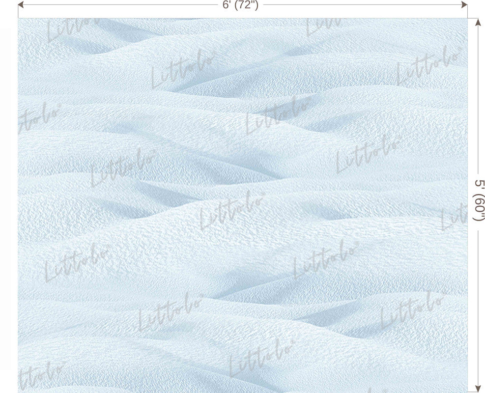 LB1488 Winter Snow & Sand Floor Backdrop