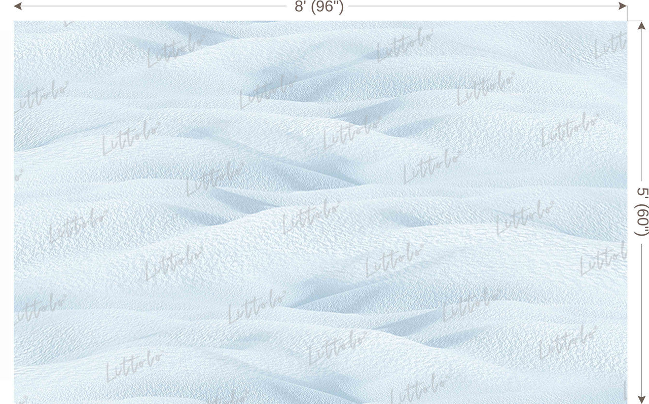 LB1488 Winter Snow & Sand Floor Backdrop