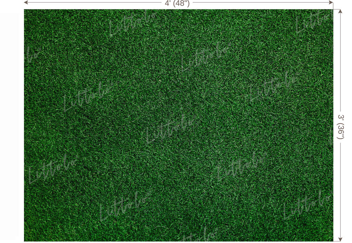 LB1492 Green Grass Backdrop