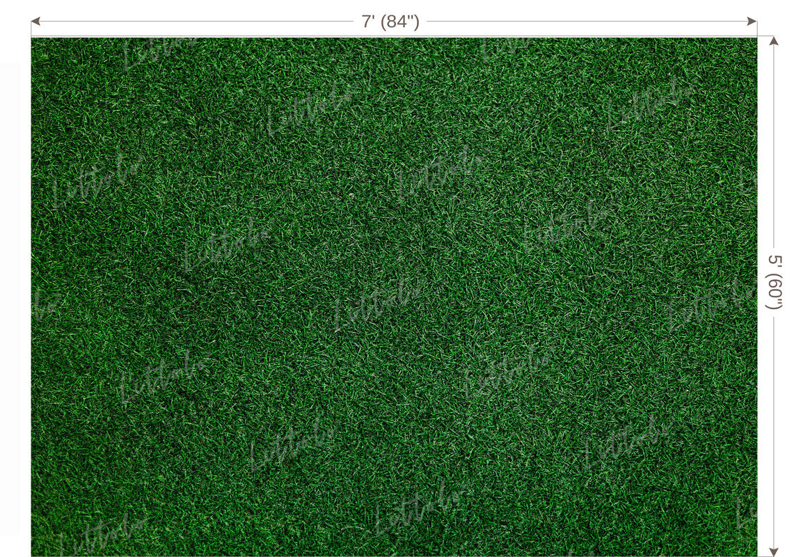 LB1492 Green Grass Backdrop