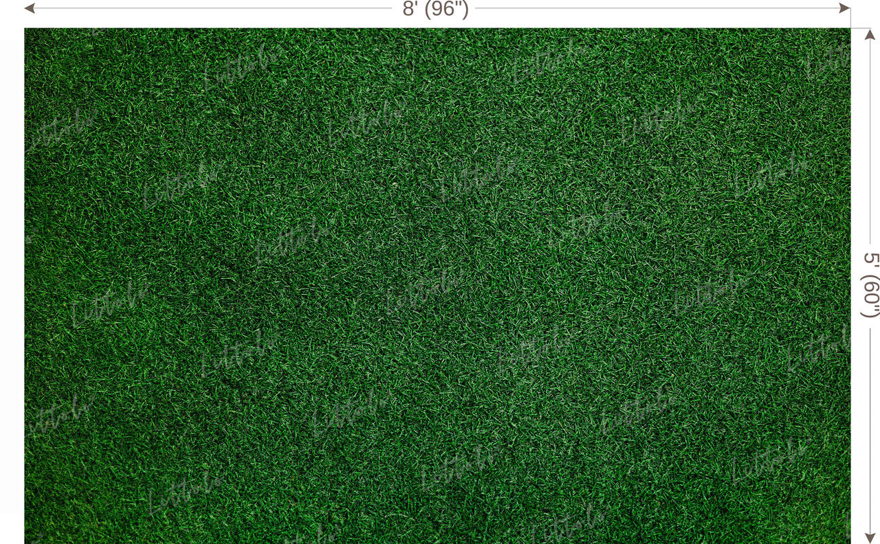 LB1492 Green Grass Backdrop