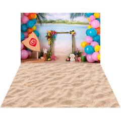 LB1516 Beach Party Backdrop Combo (2 Pcs)