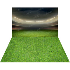 LB1528 Stadium Green Backdrop Combo (2 Pcs)