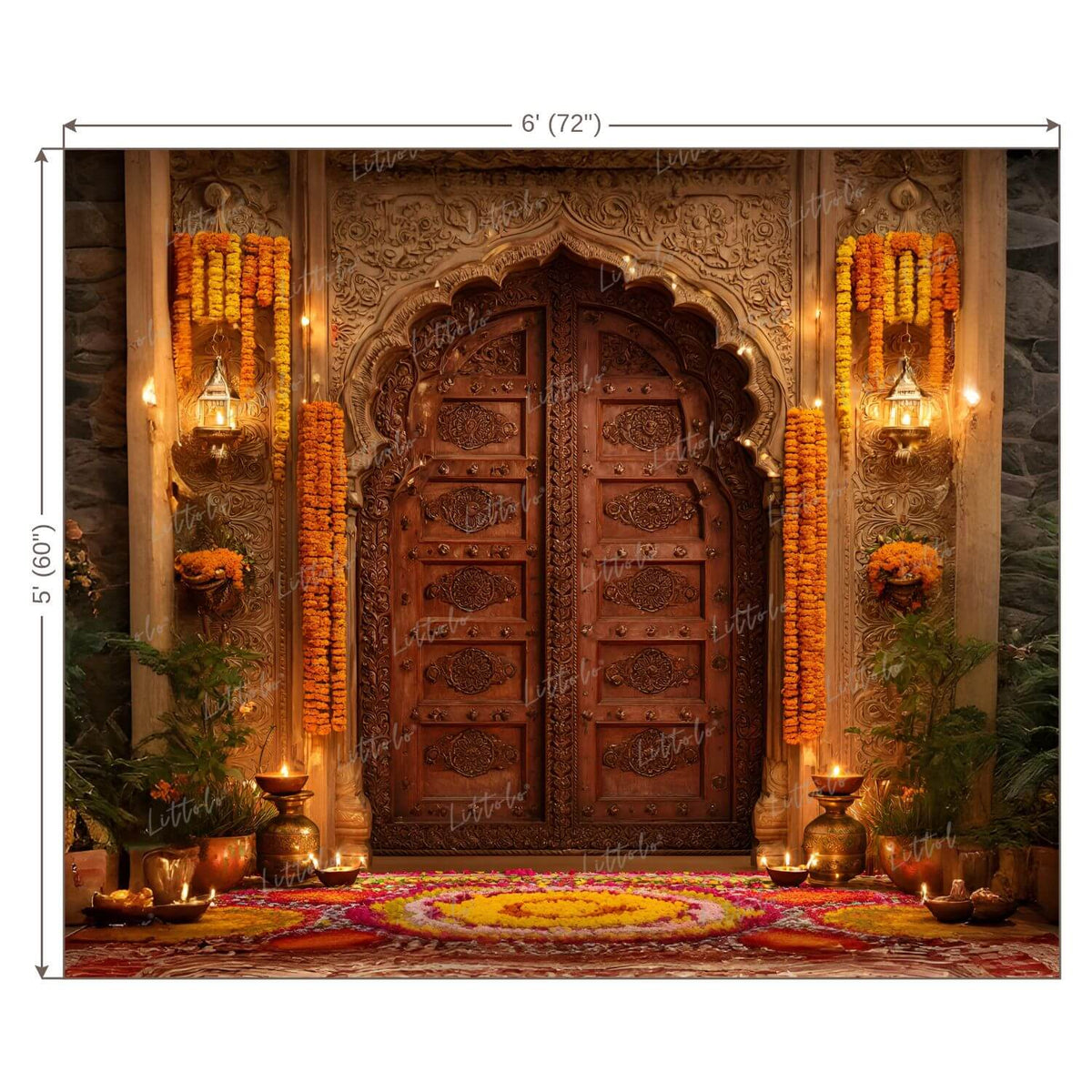 LB1560 Festive Diwali Backdrop
