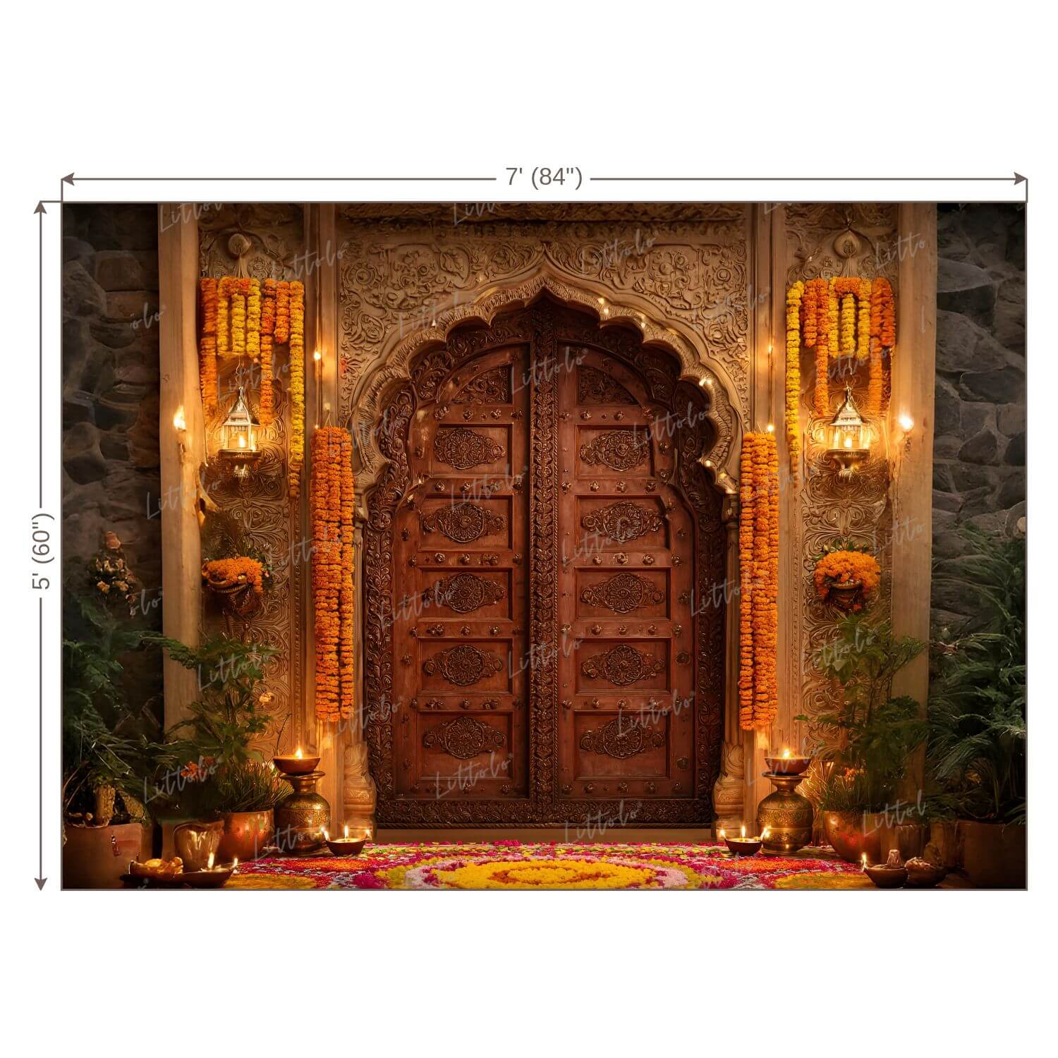 LB1560 Festive Diwali Backdrop