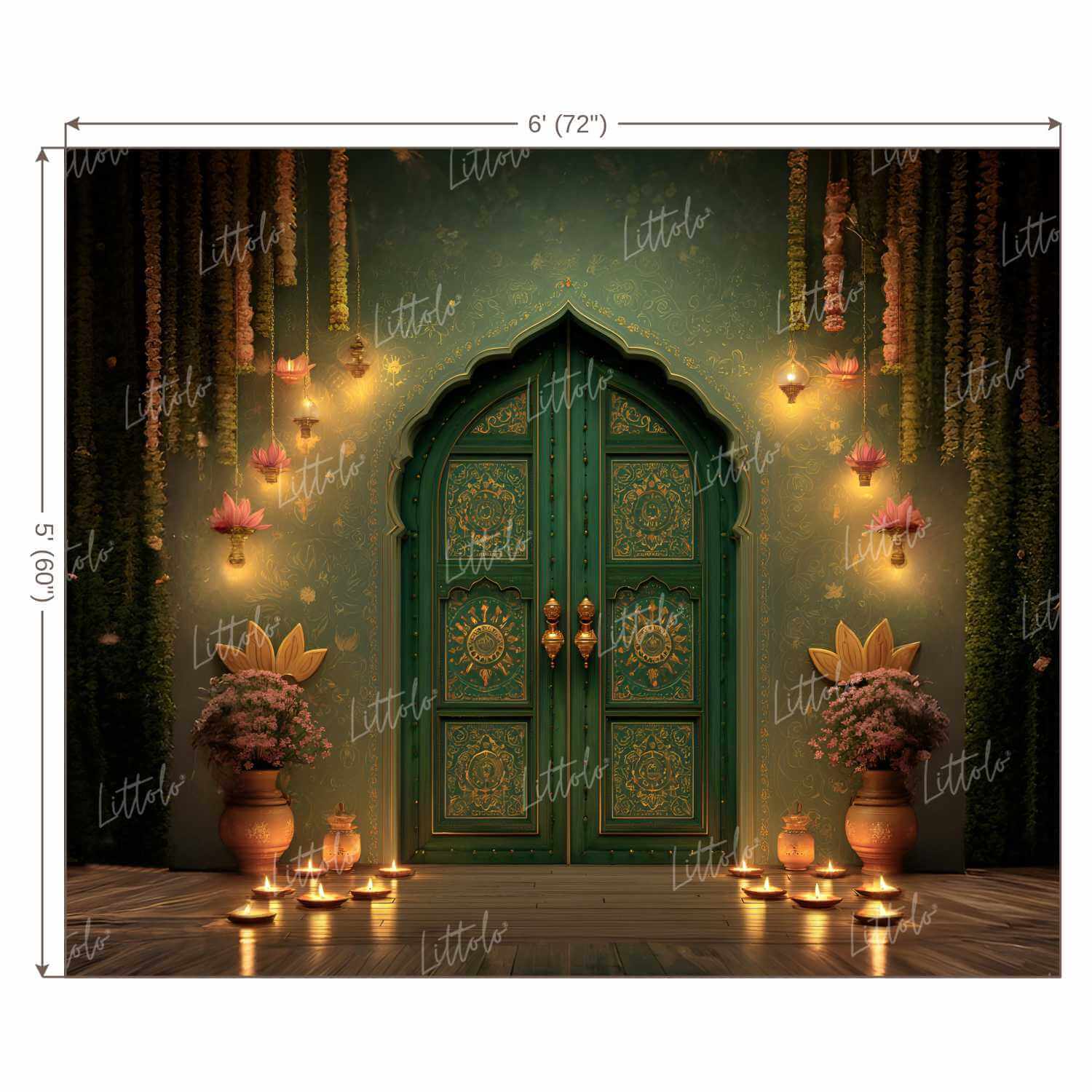 LB1561 Festive Diwali Backdrop