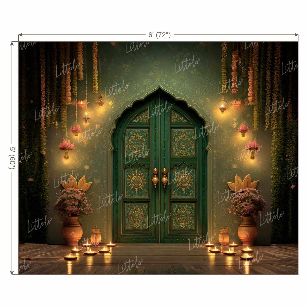 LB1561 Festive Diwali Backdrop