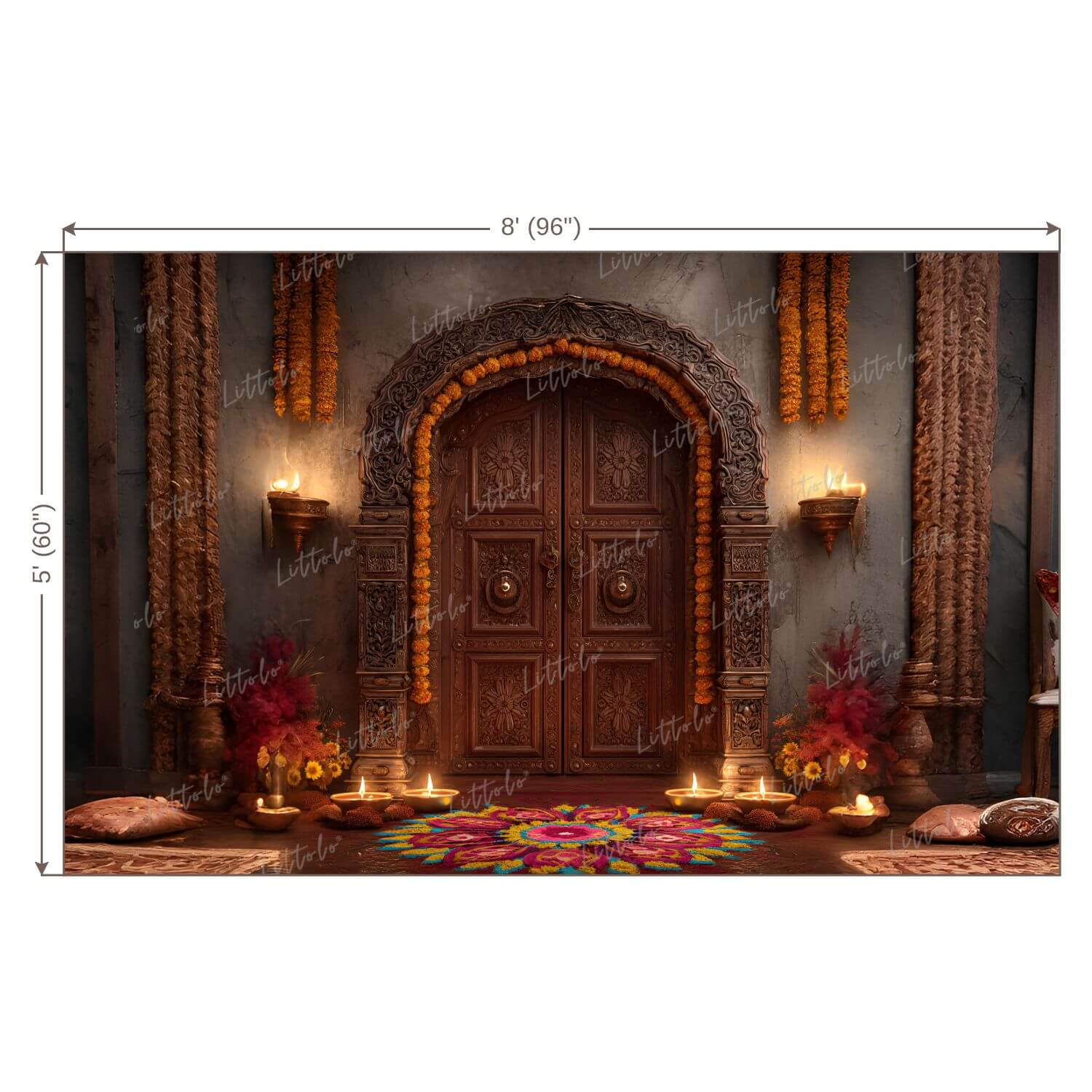 LB1562 Festive Diwali Backdrop