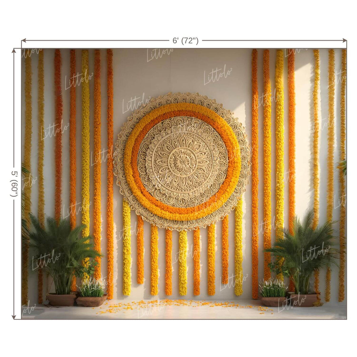 LB1563 Festive Diwali Backdrop
