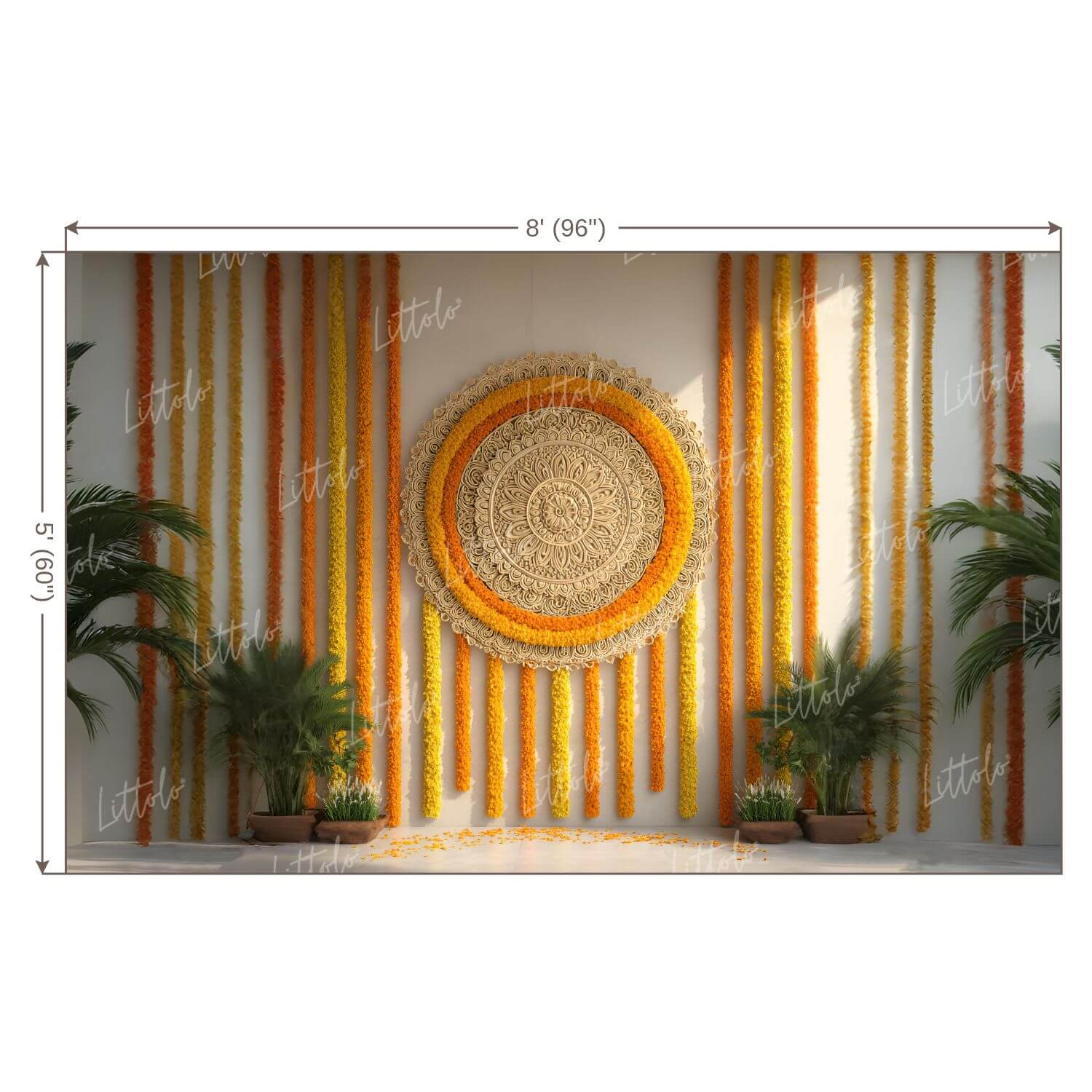 LB1563 Festive Diwali Backdrop