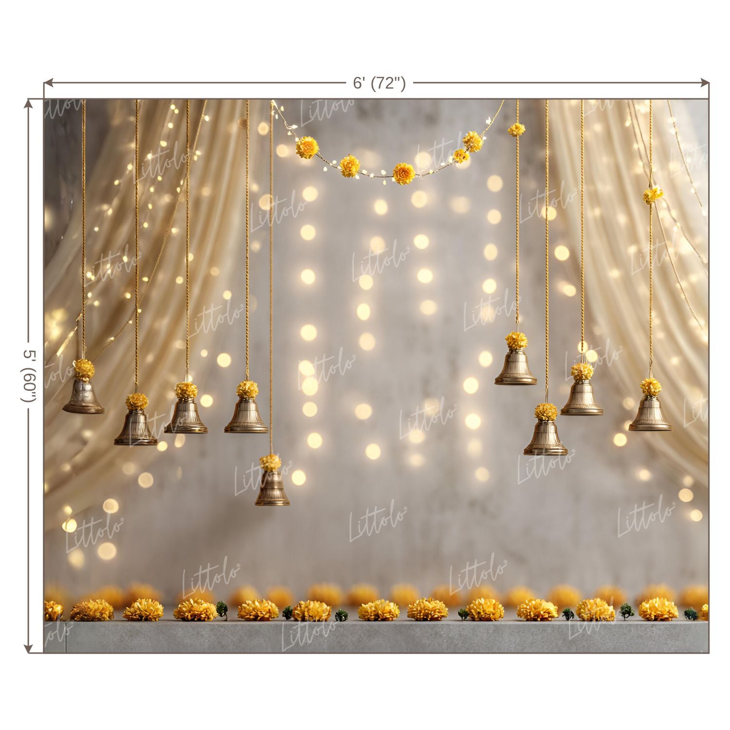 LB1564 Festive Diwali Backdrop