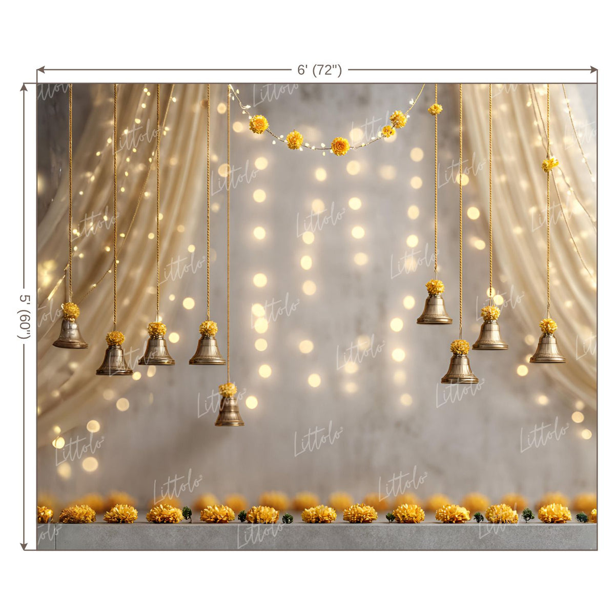 LB1564 Festive Diwali Backdrop