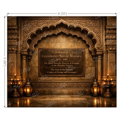 LB1571 Chhatrapati Shivaji Maharaj Backdrop