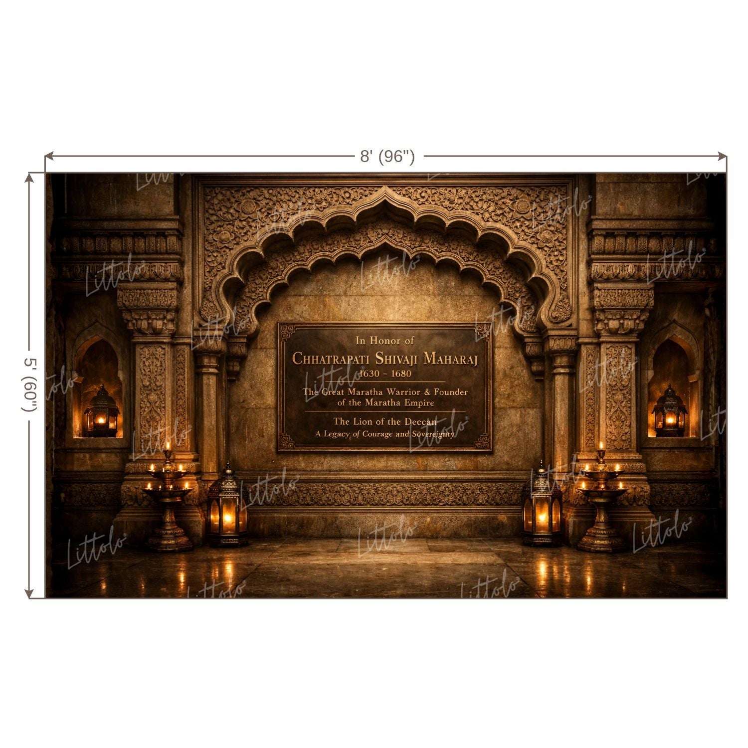 LB1571 Chhatrapati Shivaji Maharaj Backdrop