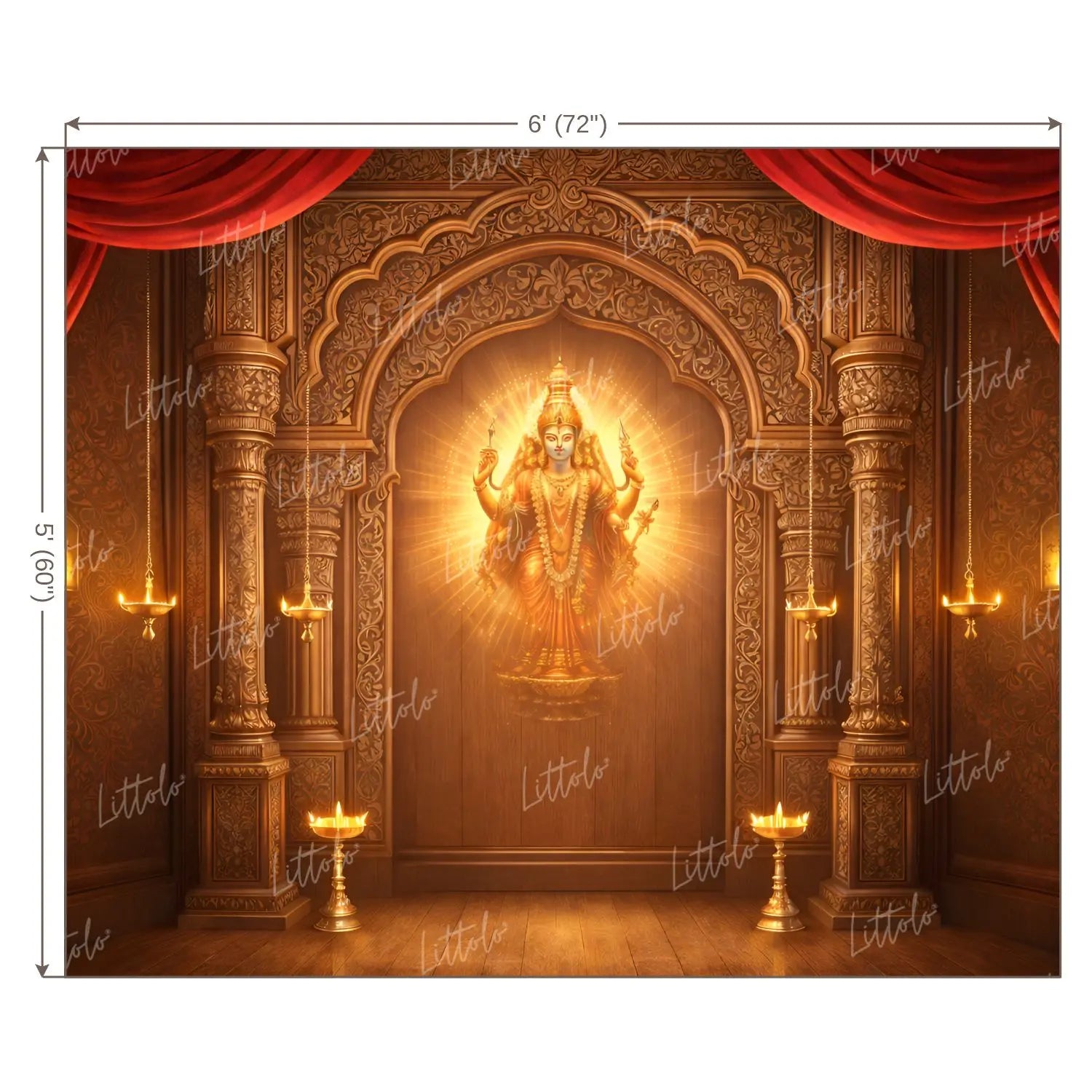LB1572 Chhatrapati Shivaji Maharaj Backdrop