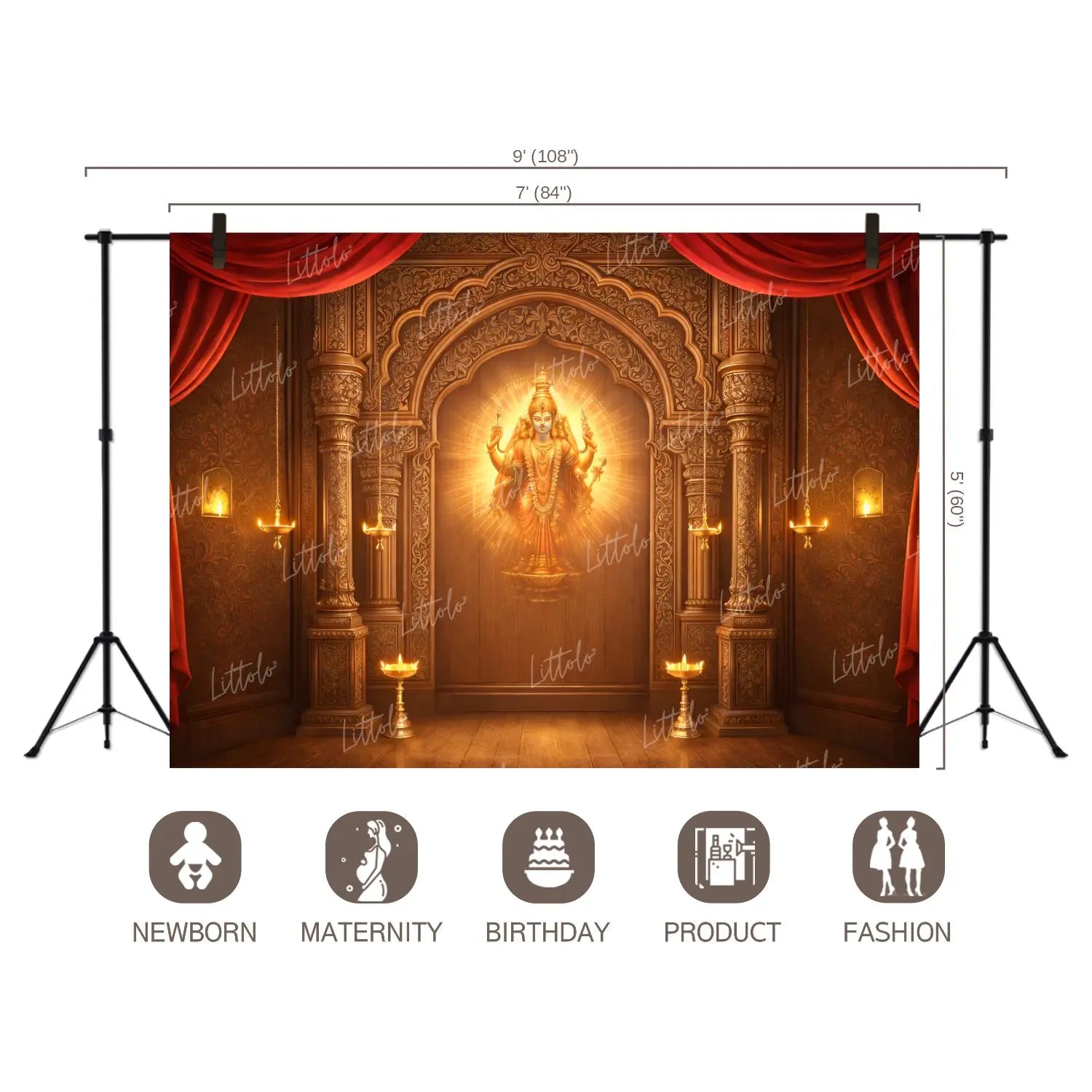 LB1572 Chhatrapati Shivaji Maharaj Backdrop