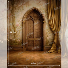 LB1575 Royal Vintage Palace Arch & Luxury Fine Art Maternity Backdrop