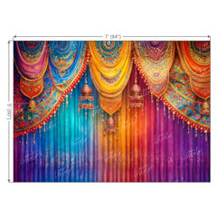 LB1578 Holi Festival Backdrop