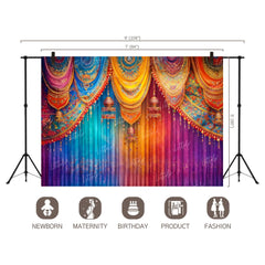 LB1578 Holi Festival Backdrop
