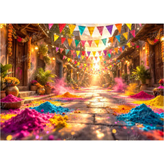 LB1579 Holi Festival Backdrop