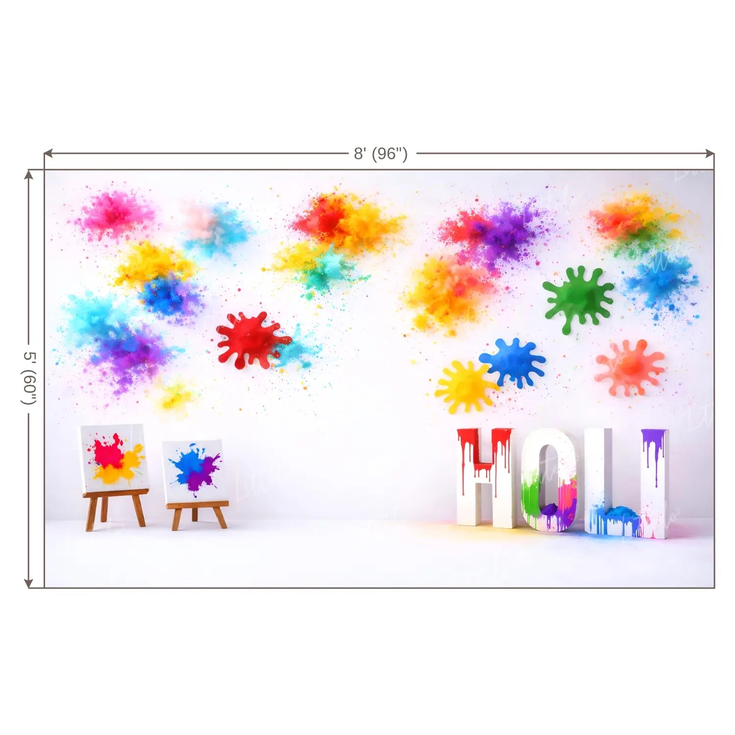 LB1580 Holi Festival Backdrop