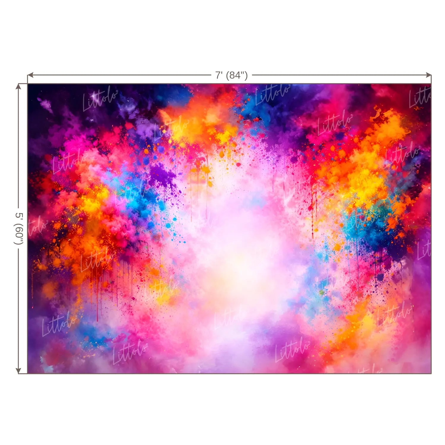 LB1581 Holi Festival Backdrop