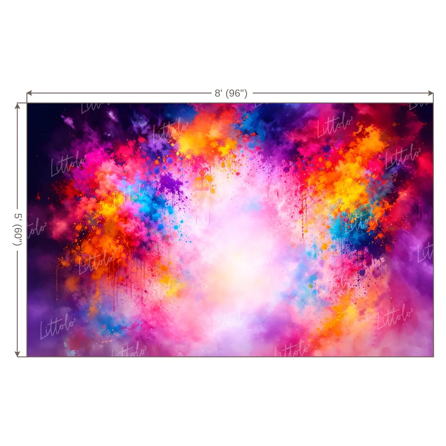 LB1581 Holi Festival Backdrop