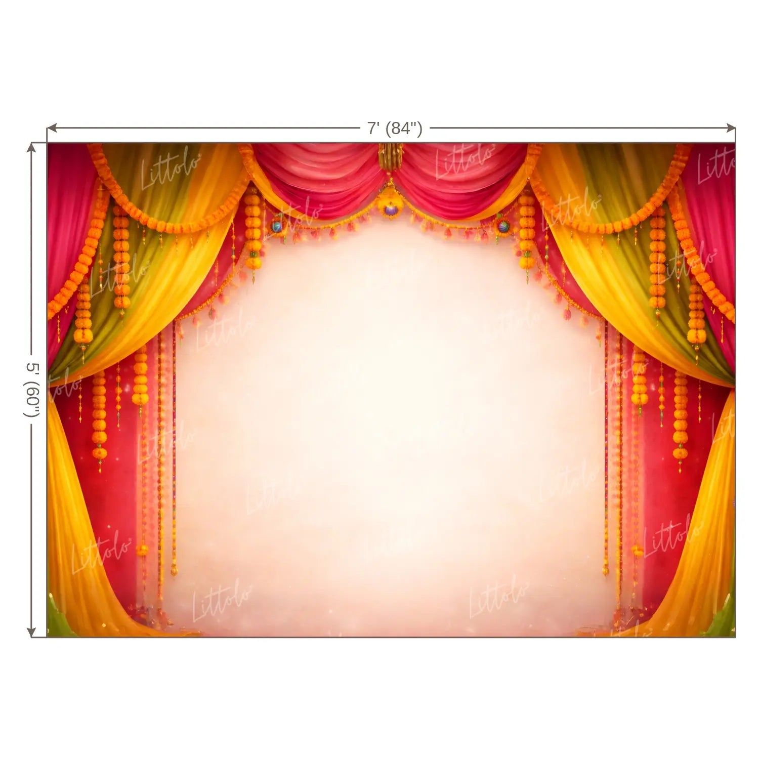 LB1584 Holi Festival Backdrop