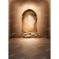 LB1587 Desert Arch Stone Garden Maternity Photography Backdrop