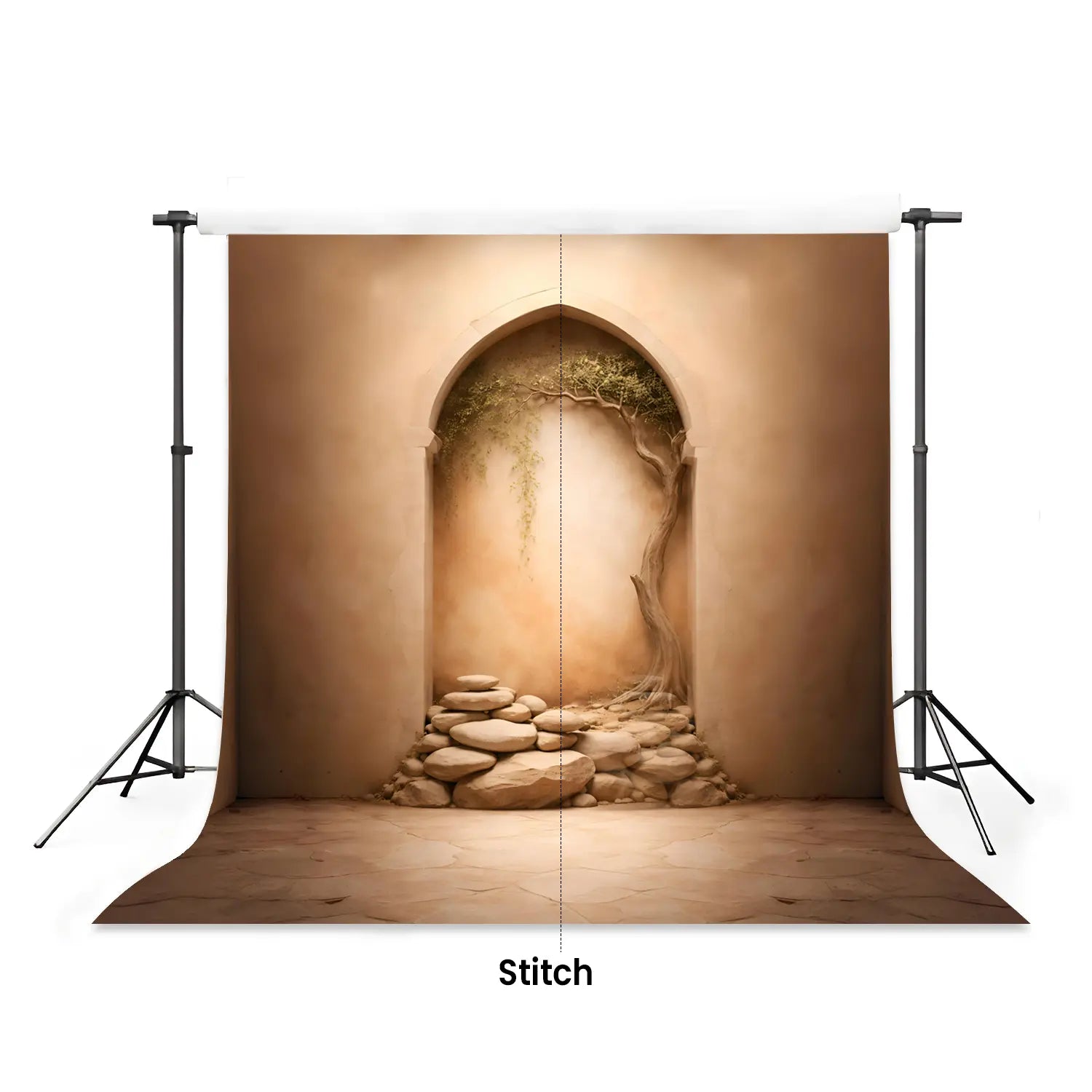 LB1587 Desert Arch Stone Garden Maternity Photography Backdrop