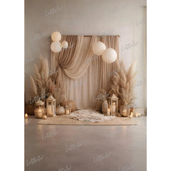 LB1588 Luxury Boho Pampas Maternity Backdrop