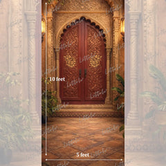 LB1594 Luxury Arabian Archway Moroccan Palace Maternity Backdrop