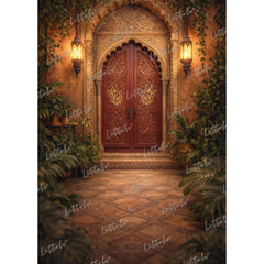 LB1594 Luxury Arabian Archway Moroccan Palace Maternity Backdrop