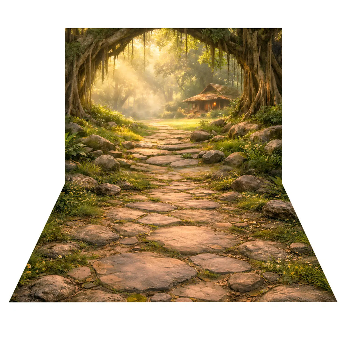 LB1604C Mystic Forest Cottage Floor & Wall Duodrop (2 Pcs)