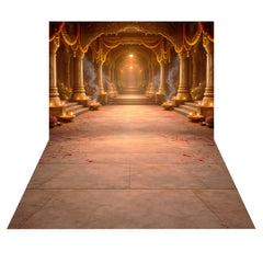 LB1606C Ayodhya Shri Ram Darbar Floor & Wall Backdrop (2 Pcs)
