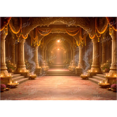 LB1606C Ayodhya Shri Ram Darbar Wall Backdrop
