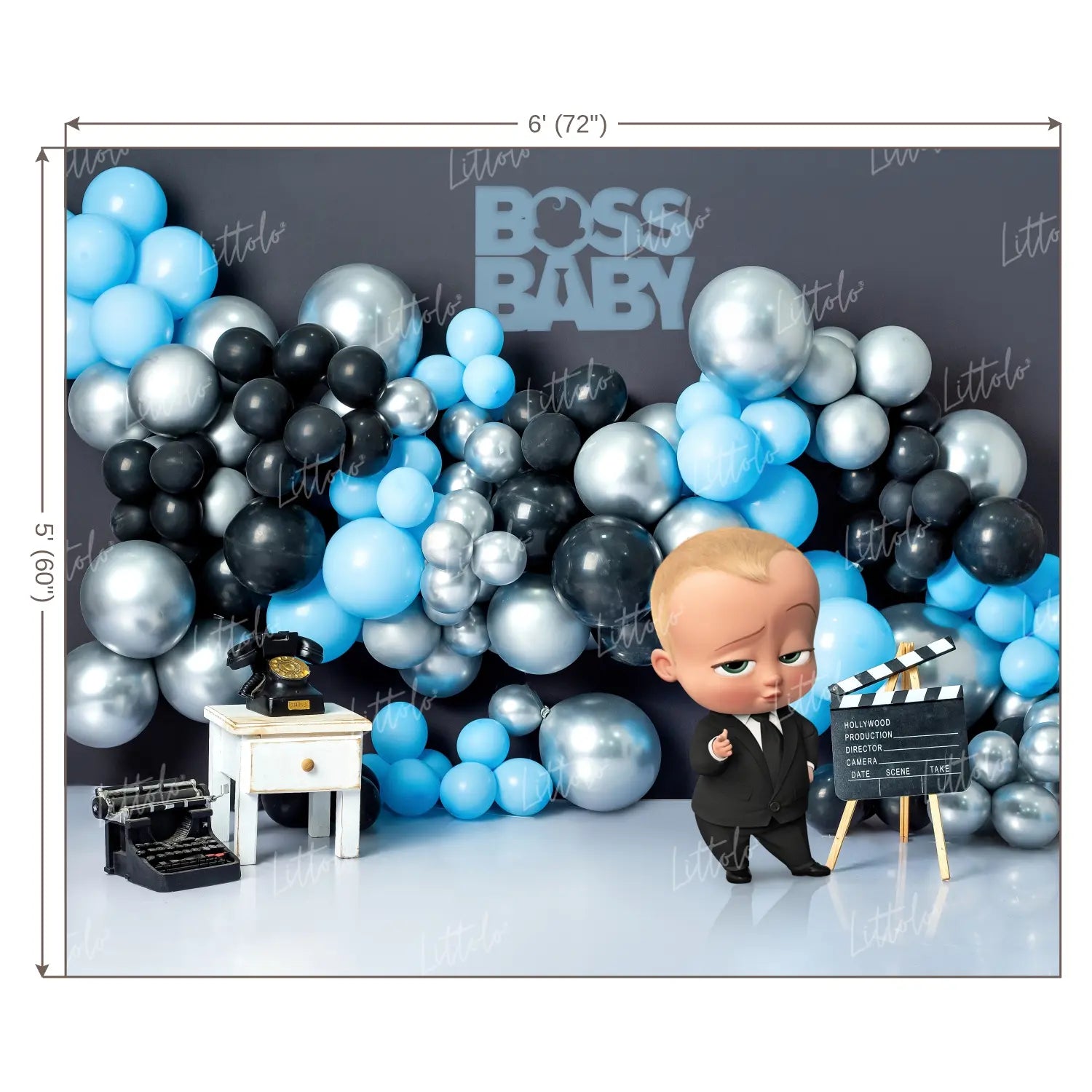LB1611 Boss Baby Backdrop