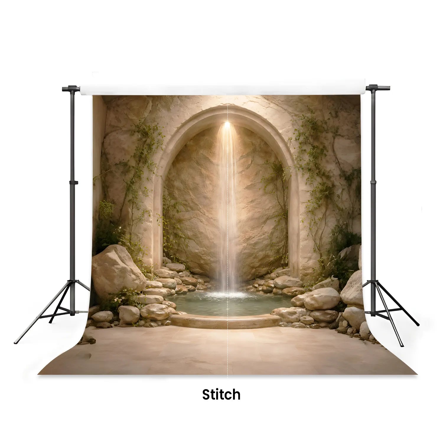 LB1612 Celestial Waterfall Retreat Maternity Backdrop