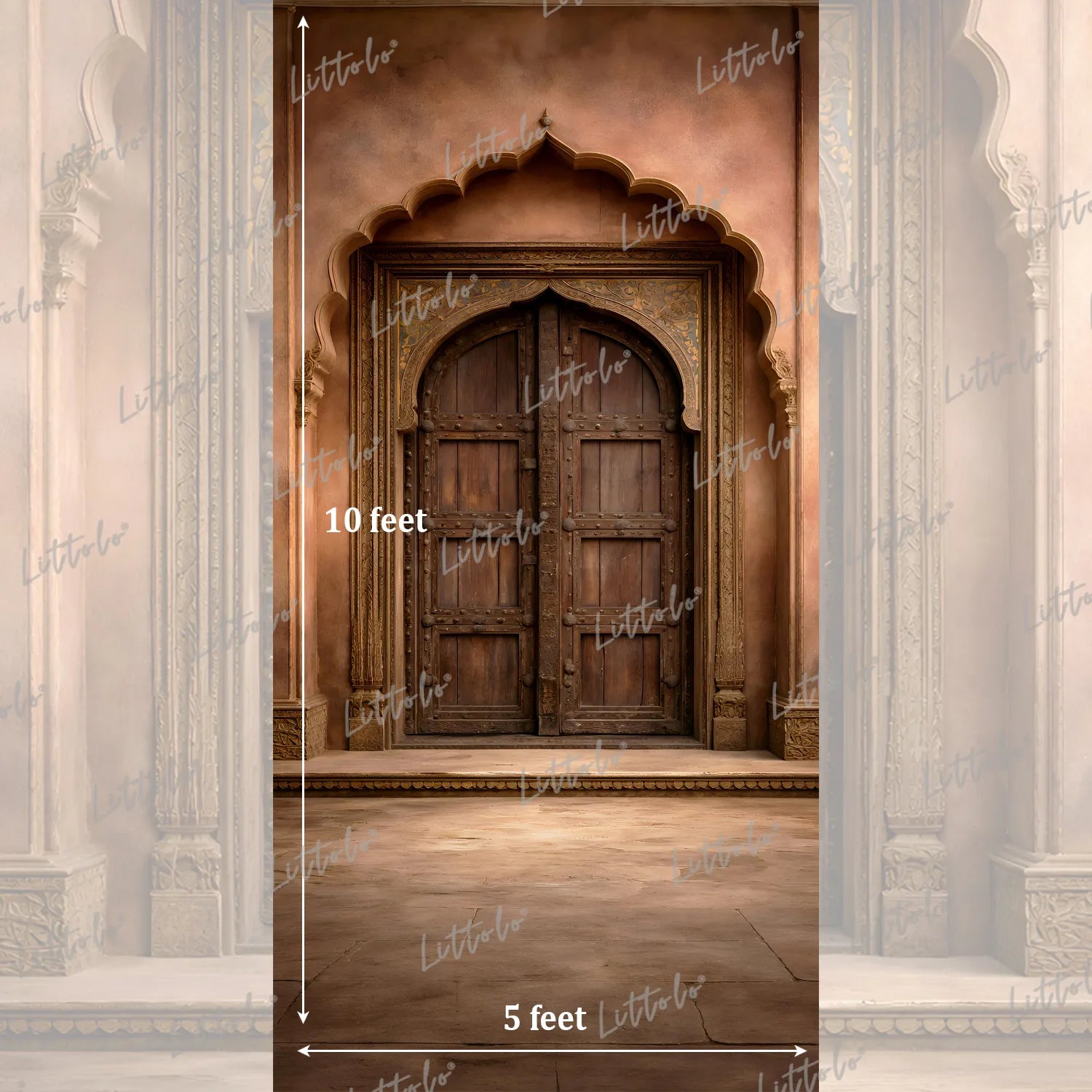 LB1614 Classic Maharaja Entrance Maternity Backdrop